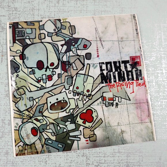Fort Minor Promo Sticker 2005 Album Cover Mike Shinoda Linkin Park Jay-Z RARE - Picture 1 of 8